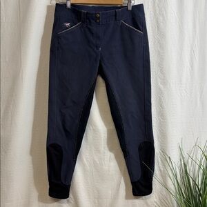 Piper by Smartpak Women’s Blue Purple Knee Patch Breeches Riding Pants Size 30R